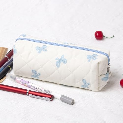 Image of Pencil Case Pen Case Office College School Storage Bag Pouch Holder Box Organizer Makeup Pouch Cosmetic Bag Aesthetic Cute Pencil Case for Girls Boys Kids (W)