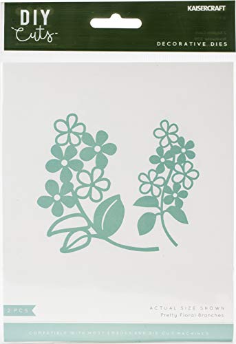 KAISERCRAFT PTY LTD (3PL) KAISERCRAFT DIE FLRL BRNCH, us:one size, Pretty Floral Branches