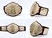 WrathWire NWA World Heavyweight Championship Belt - Big Gold Edition - Adult Full Size Replica - 4mm Heavy Zinc Alloy Plates - Genuine Leather Strap