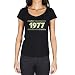 Produktbild T-Shirt Damen Vintage 1977 Geschenke zum 43. Geburtstag 43 Limited Edition Star Damen T-Shirt Schwarz