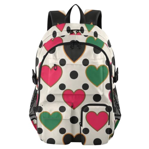Mochilas para portátiles de corazones que alivian el peso en hombros y espalda