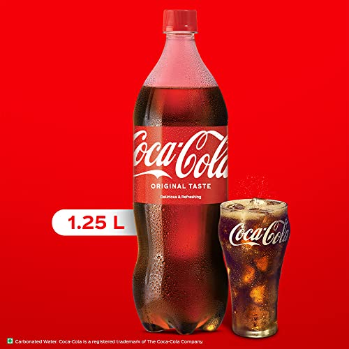 Image of Coca-Cola Original Taste Soft Drink Pet Bottle, 1.25 L - Original, Cola
