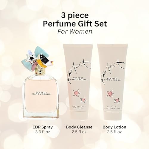 Marc Jacobs Perfect Eau de Parfum 100ml 2020 Gift Set (Contains 100ml EDP, 75ml Body Lotion & 75ml Body Cleanse) - Image 3