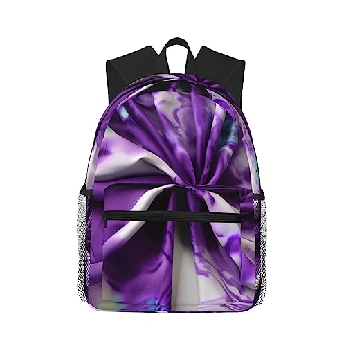 Sac à dos pour université avec poches Violet ou Noir taille unique pour homme et femme