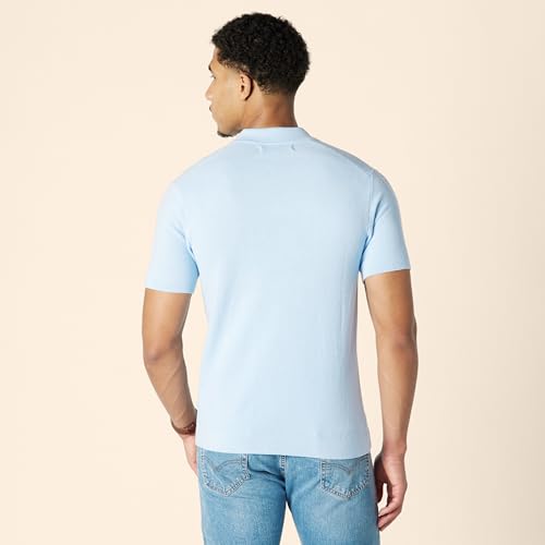 Amazon Essentials Men's Regular-Fit Short-Sleeve Knit Polo Sweater3
