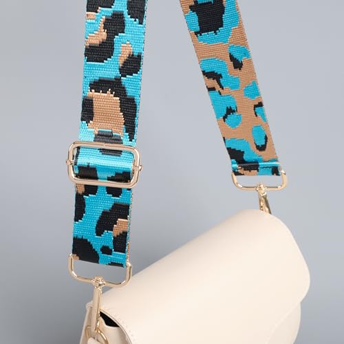 Image of chushui Leopard Print Purse Strap for Women,Adjustable Crossbody Bag Strap