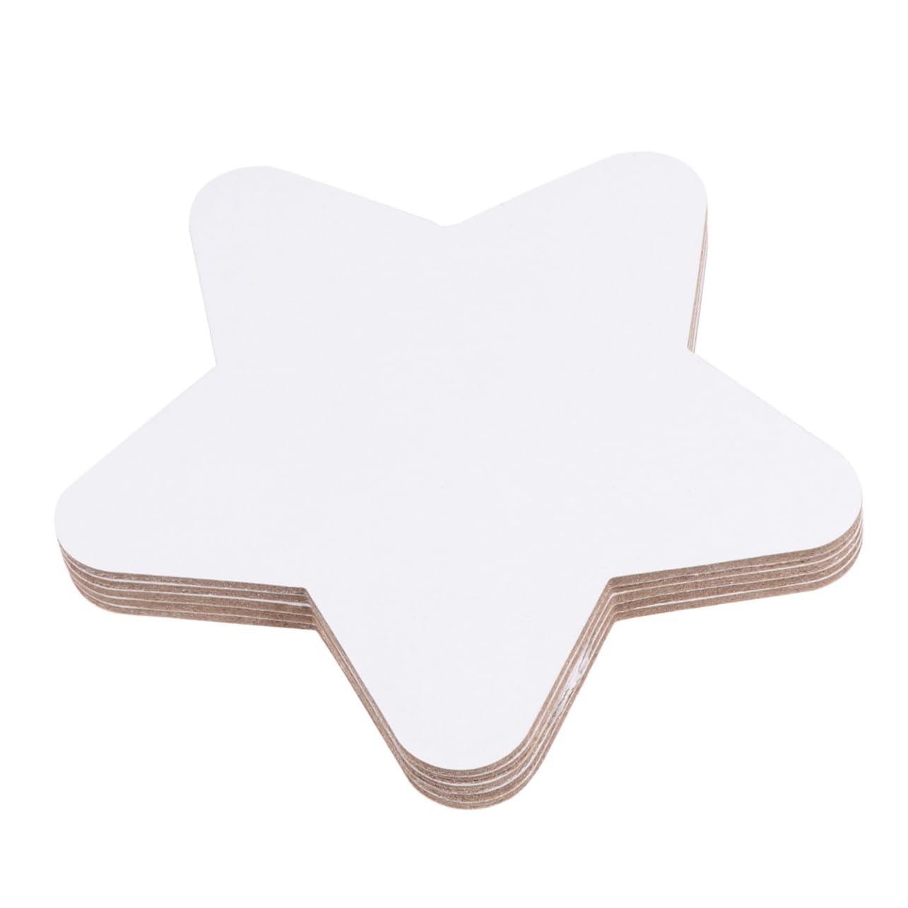HAPINARY 5 Pcs Oil Painting Board Cotton Canvas Stretched Star Shaped Panel Cotton Art Canvas Board Painting Canvas Panel Boards Cotton Boards for Crafts Star Shape Canvas White