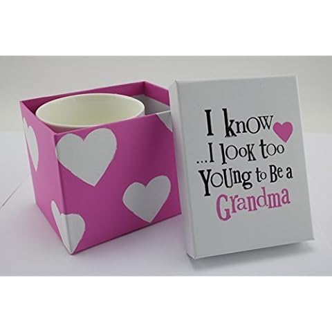 Really Good Bright Side I know I look too young to be a Grandma Gift Boxed Mug Cover