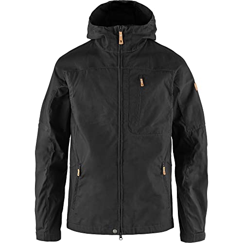 Fjällräven Herren Sten Jacke, Schwarz, L EU