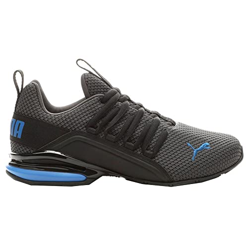 Puma Axelion - Tenis De Correr Bicolor Para Hombre, Asphalt-Galaxy Blue, 46 Eu