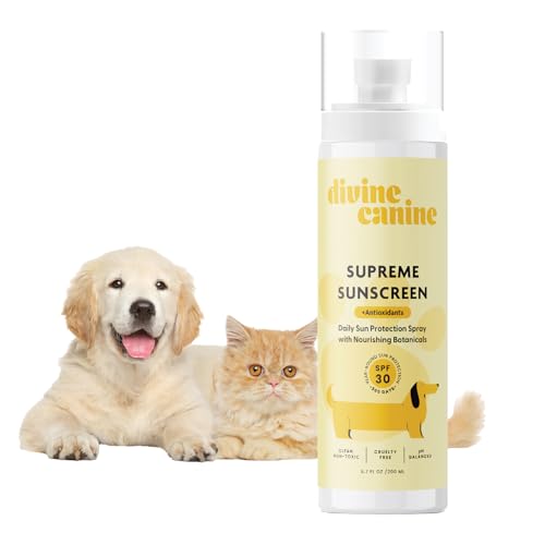 Dog Sunscreen for Body - Sun Protection - 6.7 Fl Oz - Dog Summer Essentials Water Resistant SPF 30...