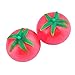 Gattino Bianco Reliever Stress Carino Gioco Cartoon Stress Slow Tomato 4pc 25ml Spun Rising Rubber Toy Giochi Tattili Sensoriali (Red, One Size)