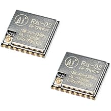 2Pcs SX1278 لورا Ra-02 وحدة لاسلكية 433 MHz Ra-02 انتشار الطيف وحدة لاسلكية محول المنفذ التسلسلي 3.3 V واجهة UART مع موصل