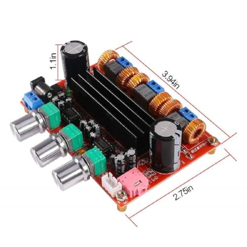 Image of DC 12V-24V TPA3116 D2 50W+50W+100W TPA3116 2.1 Channel Digital Subwoofer Amplifier Board