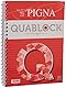 Pigna, QUABLOCK Maxi Spiral Notizbuch, 80 g/m² Papier, 120 Blatt mit Löchern und Miroperforation, A4 Format, 22x29,5 cm, 5M innen, 5 mm quadratisch, 5