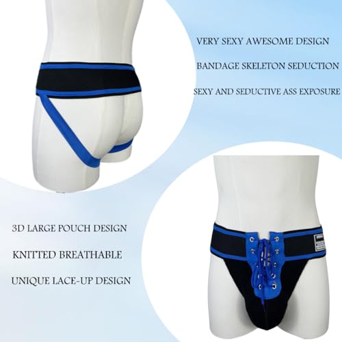 JOCKMAIL 3PCS/Pack Mens Briefs Jock Strap Athletic Supporter Wide Belt Comfortable Men Sport Underwear Briefs for Gym Sport3