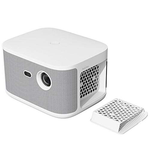 Mini Beamer,Projektor wie Smartphone Home 1080P Ultra HD,1650ANSI Lumen,Klein Beamer als Geschenk für Kinder, Support-Bilder, Cartoons und andere