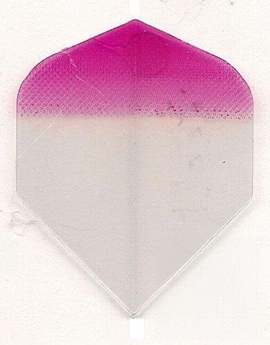 25 Sets #3619 AmeriThon Pink on Clear Tint Dart Flights