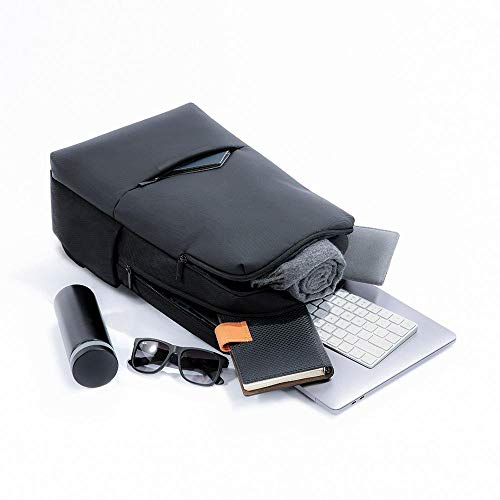 Xiaomi Classic Business Mochila de hombro 2 impermeable 5.6 pulgadas portátil bolsa de hombro unisex para viajes al aire libre 18L, Black - Imagen 4