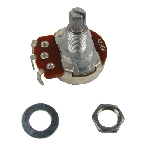 Musiclily Métrique 18mm A250K Potentiomètre Audio Log Axe Cannelé pour Guitare électrique et Basse (2 pièces) - Les Beatles, Paul McCartney, John Lennon, RIngo Starr, George Harrison Musiclily Métrique 18mm A250K Potentiomètre Audio Log Axe Cannelé pour Guitare électrique et Basse (2 pièces) – Image 6