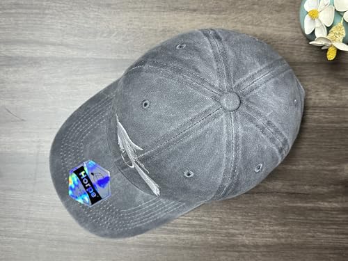 Image of Fishing Baseball Cap for Men Women, Adjustable Embroidered Fish Hat | Fishing Gear, Outdoor Adventure Design, Precision Embroidery Craft, One Size Adjustable Fit