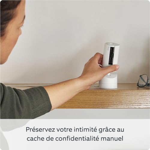 Caméra intérieure orientable Ring Pan Tilt Indoor Camera | Caméra de surveillance des animaux à prise orientable à 360° et inclinable à 169° | Essai Ring Protect gratuit 30 jours - vue 4