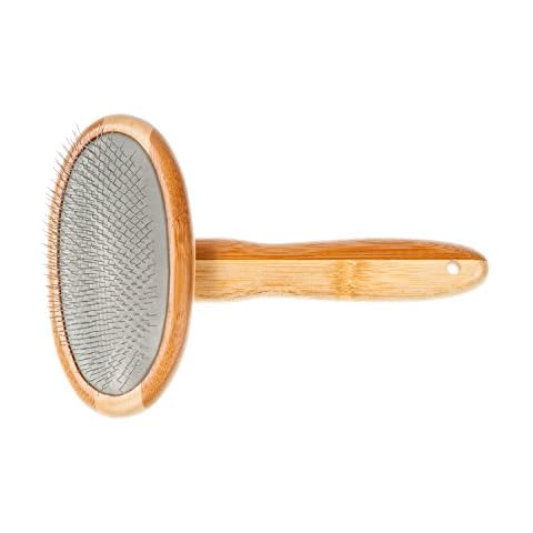 The Wool Company Luxury Sheepskin Brush - Eco-Friendly Sheepskin Brush Made From Sustainable Bamboo Cover