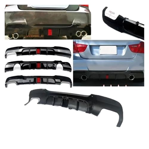 Diffuseur arrière BMW E90 E92 E93 style MP avec feu stop pour modèles 318i à 335i 2005-2012 - 2