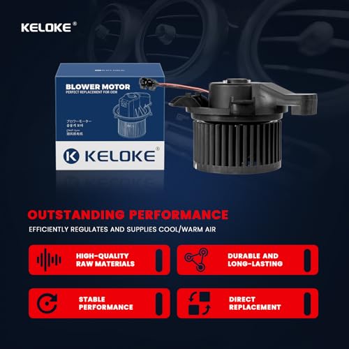 Image of KELOKE Front AC Heater Blower Motor w /Fan Fits for Hyundai Sonata 2015-2019, Replace# 700326 97113-C2000 97113-D4000