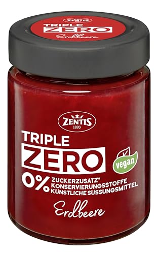 Zentis Triple Zero Fruchtaufstrich Erdbeere Brotaufstrich 185g