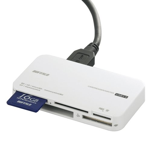 Amazon.co.jp: iBUFFALO USB3.0対応 カードリーダー/ライターホワイト 