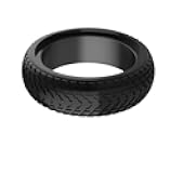 Scooter Parts 2 Pcs Motors Tires 165mm Wheels Rubber Tires Durable Non-Slip Wheel for Maxfind FF Plus Offroad Skateboard Long Service Life