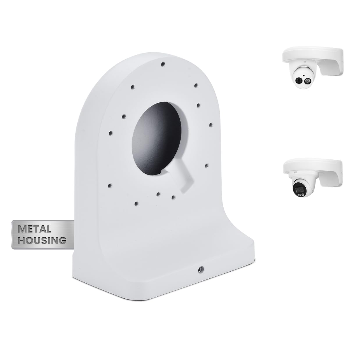 KU-PFB203W - Soporte de pared impermeable, brazo de aleación de aluminio para cámaras domo IP, compatible con HDW4433, HDBW4431 y series relacionadas