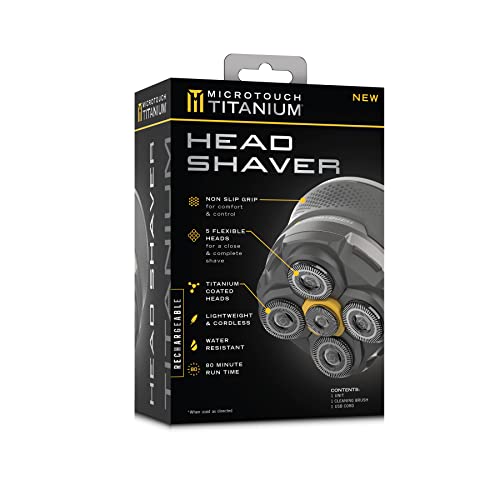 Micro Touch MTTTBHS1 Microtouch Titanium Electric Head Shaver thumb #8