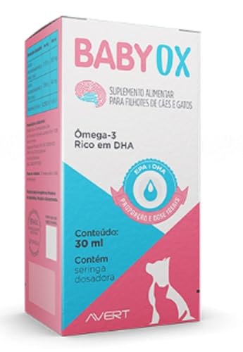 BabyOX Suplemento Alimentar para Filhotes de Cães e Gatos 30 ml
