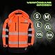 RODOPI Softshell Warnschutzjacke Canada - Wasserdicht & Atmungsaktiv - Für Herren & Damen, Gr. S-XXXL - EN ISO 20471:2013, Reflektierende 3M Scotchlite Streifen - Arbeitsjacke in Neon Gelb & Orange