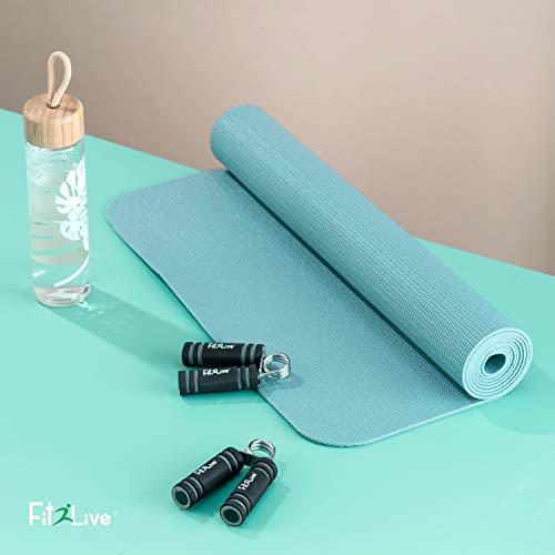 Fit2Live 2 Pack Hand Grip Exerciser Strengthener - Grip Trainer for Wrist and Forearm Workout and Carpal Tunnel Squeeze Therapy