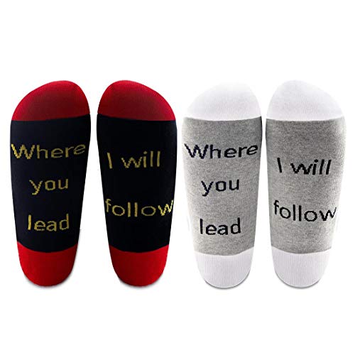 Chaussettes d'amitié Where You Lead lot de 2 paires coton