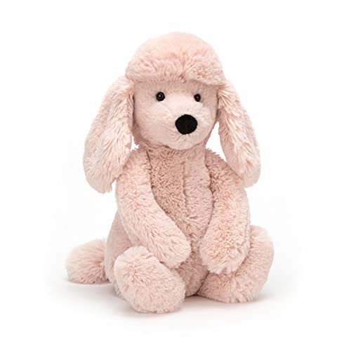 Image of Jellycat Bashful Blush Poodle Stuffed Animal, Medium 12 inches | Dogs & Puppies Plush Toy | Classic Children's Gift