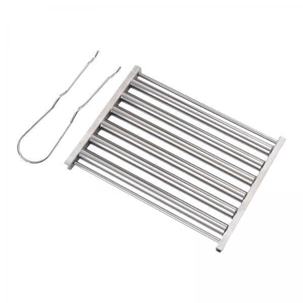 Qianly 2X Hot Dog Roller Cooker 5 Section Evenly Cooked Stainless Steel Hot Dog Griller Roller Rack for Egg Rolls Household