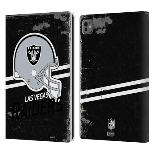 Étui Las Vegas Raiders iPad Pro 11 M4 en cuir Head Case Designs
