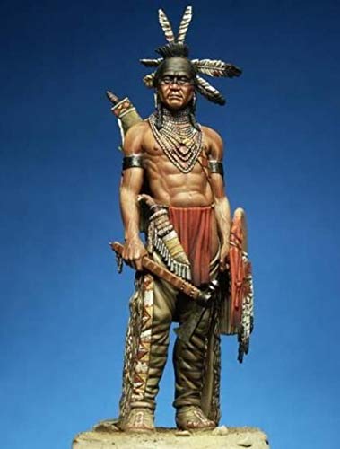 Figura de guerrero antiguo 1:24 resin ensamblable sin pintar miniatura 1