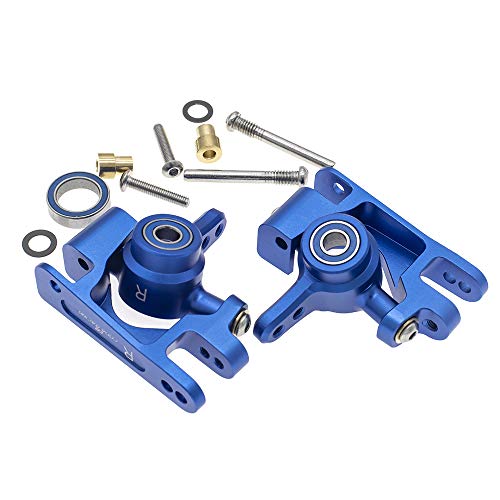 RC Alloy Caster Block&Steering Blocks for Traxxas 1/10 4X4 Slash, Stampede, Rustler 4WD -Replaces Part 6837 6832