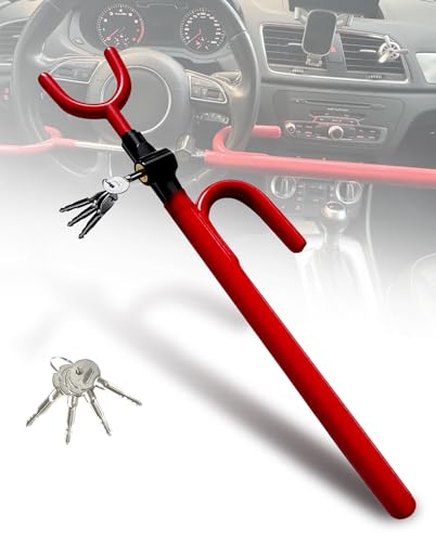 Steering Wheel Lock Anti-Theft Car Device Car Wheel Locks Heavy Duty Vehicle Security Steering Wheel...