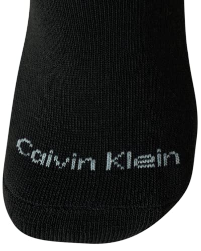 Image of Calvin Klein Womens No Show Socks - 6 Pack Breathable Cotton Blend Athletic Performance Low Cut Running Socks for Women