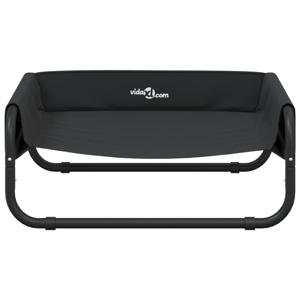 Cuccia rialzata per cani, in tessuto Oxford con telaio in acciaio verniciato a polvere, 57 x 57 x 24 cm, antiscivolo, per cuccioli, cani anziani, in soggiorno, camera da letto e all'aperto