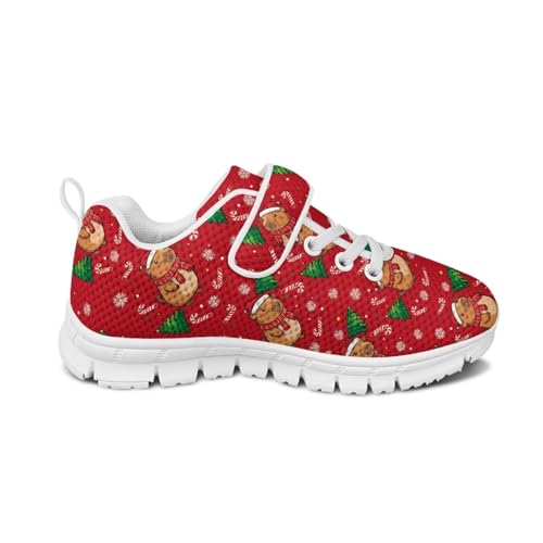 Christmas Sneakers Slip on Shoes for Kids Girls Boys Walking Running2