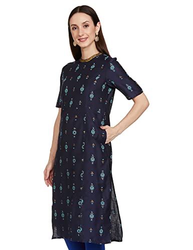 Image of Amazon Brand - Tavasya Women Festive Kurti
