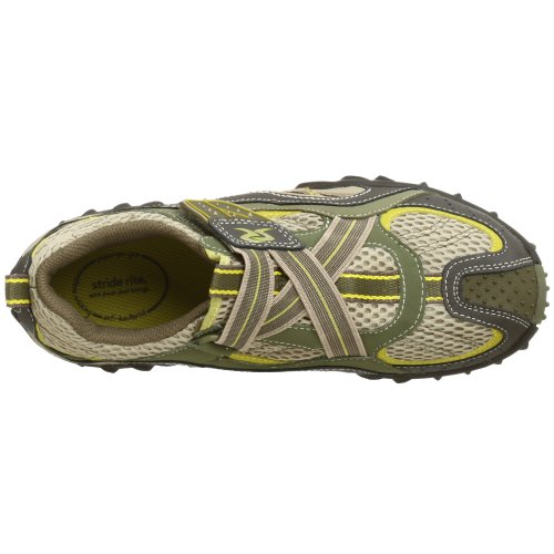 Stride Rite Little Kid/Big Kid Beowulf Quick Close Slip-On,Cinder/Brown/Green,13.5 M US Little Kid4