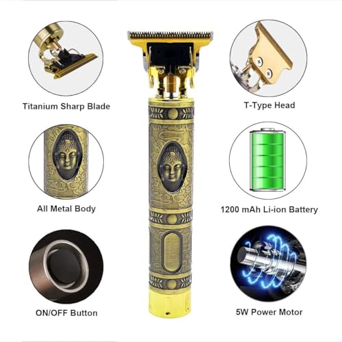 Image of TPOB Buddha Style Trimmer for Men Beard, Hair Trimmer for Men Hair Cutting, Professional Hair Clipper, All in One Full Body Trimmers Man, Mens Body Grooming Trimmer & Shaver;
